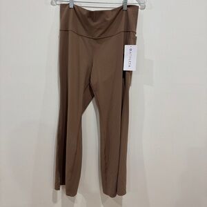 Athleta Transcend Stash Crop Straight Leg Pants NWT Mocha 2X